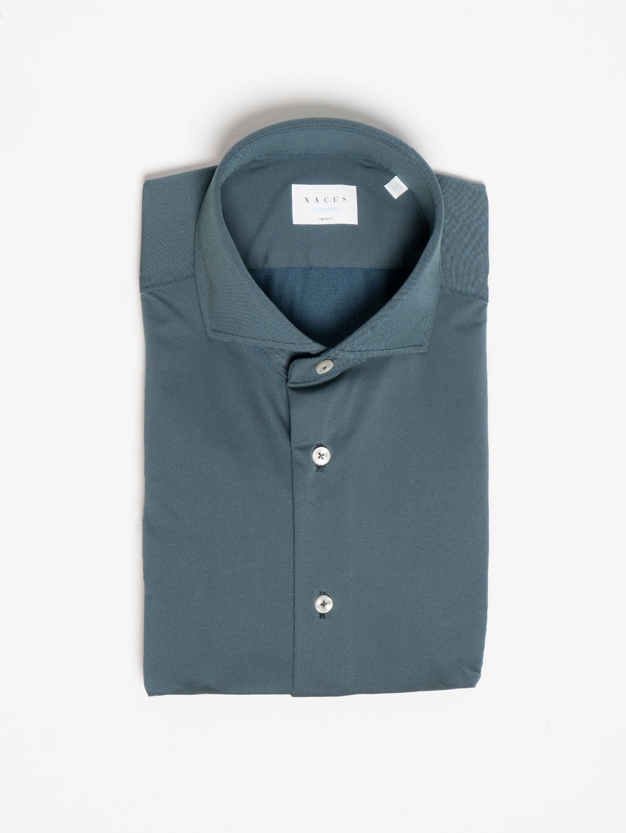 XACUS-Camicia Active Shirt Petrolio-TRYME Shop