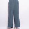 KILTIE-Pantaloni in Seta Olivia Verde-TRYME Shop