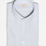 XACUS-Camicia in Cotone Oxford a Righe Bianco/Blu-TRYME Shop