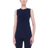 NORMA KAMALI-Top in Jersey Elasticizzato Nero-TRYME Shop