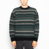 CLOSED-Maglia con Motivo Scozzese Verde-TRYME Shop