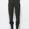 P.A.R.O.S.H.-Pantalone Cargo in Cady Verde Oliva-TRYME Shop