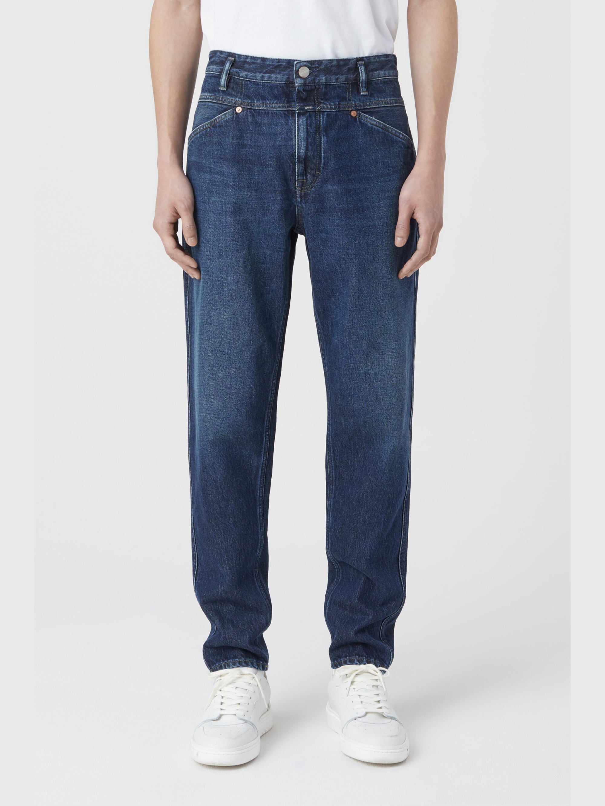 CLOSED-Jeans Relaxed Fit in Cotone Organico Blu-TRYME Shop