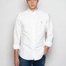 RALPH LAUREN-Camicia Oxford Slim Fit Bianco-TRYME Shop