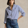 RALPH LAUREN-Camicia a Righe Blu/Bianco-TRYME Shop