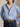 Camicia Relaxed Fit a Righe Blu/Bianco