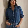 RALPH LAUREN-Camicia in Denim Slim Fit Blu-TRYME Shop