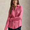 RALPH LAUREN-Camicia Classic Fit in Lino Rosa-TRYME Shop