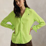 RALPH LAUREN-Camicia Classic Fit in Lino Verde-TRYME Shop