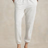 RALPH LAUREN-Pantaloni da Jogging in Felpa Bianco-TRYME Shop