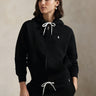 RALPH LAUREN-Felpa Full Zip con Cappuccio Nero-TRYME Shop