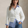 RALPH LAUREN-Cardigan in Cotone a Trecce Bianco-TRYME Shop