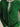 Cardigan in Cotone a Trecce Verde Fuji
