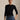 RALPH LAUREN-Maglia Girocollo in Cotone a Trecce Nero-TRYME Shop