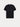 Maglia a Trecce con Maniche Corte Nero