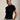 RALPH LAUREN-Maglia a Trecce con Maniche Corte Nero-TRYME Shop