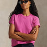 RALPH LAUREN-T-shirt Girocollo in Cotone Fucsia-TRYME Shop