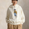 RALPH LAUREN-Felpa con Cappuccio con Stampa Polo Bear Crema-TRYME Shop