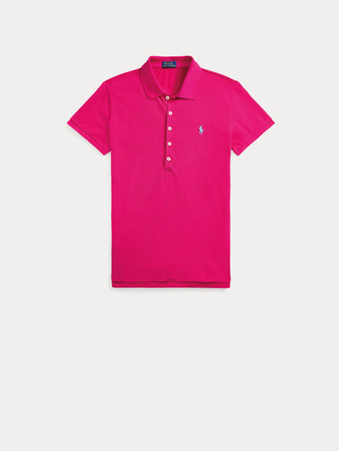 Pink Slim Fit Short Sleeve Polo