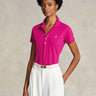 RALPH LAUREN-Polo Manica Corta Slim Fit Rosa-TRYME Shop