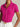 Slim fit polo met korte mouwen roze