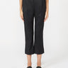 MAX MARA MM-Pantaloni Capri Linea Dritta Nero-TRYME Shop