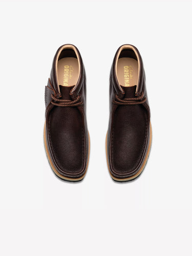 Wallabee laarzen in premium bruin leer
