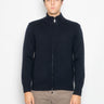 ALPHA STUDIO-Cardigan in Maglia Full Zip Blu-TRYME Shop