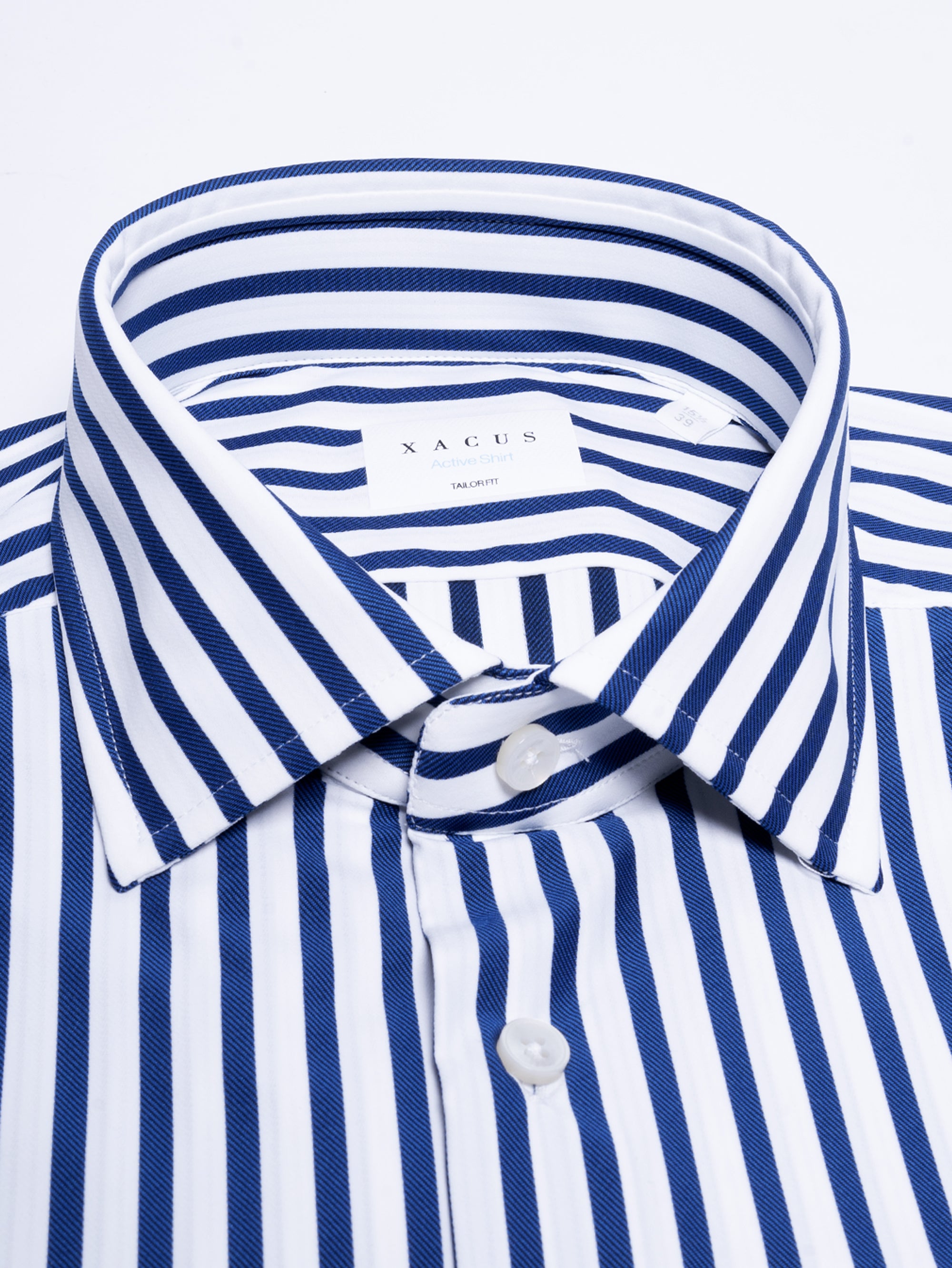 Blue/White Striped Active Shirt