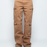 PINKO-Pantaloni Cargo Ampi Cammello-TRYME Shop