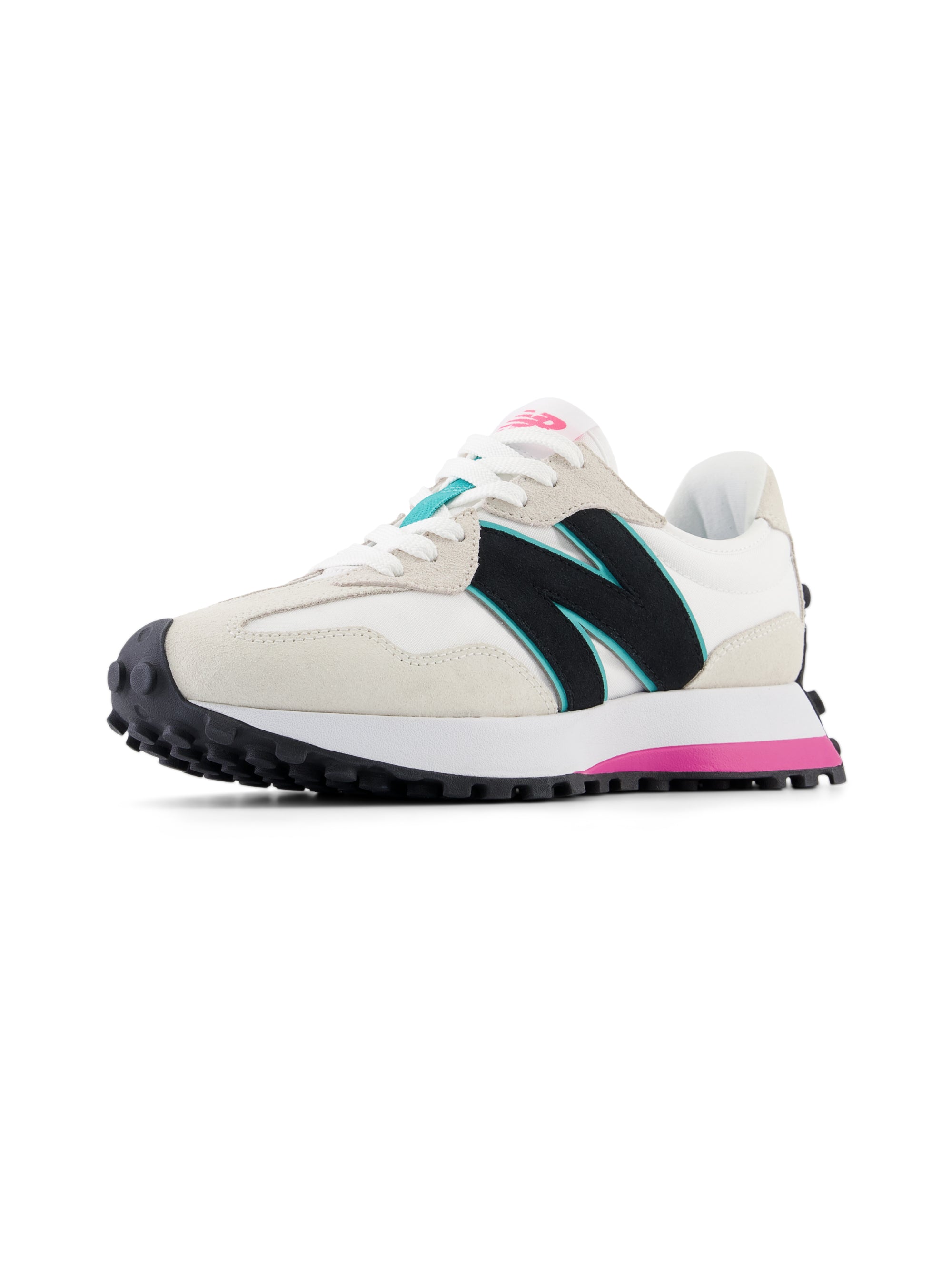 Retro Sneakers 327 White/Sky/Pink