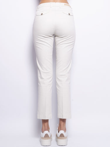 Beige Cavalry broek van lyocell en katoen