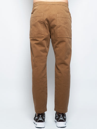 Pantalon Jogger en Coton Tabac