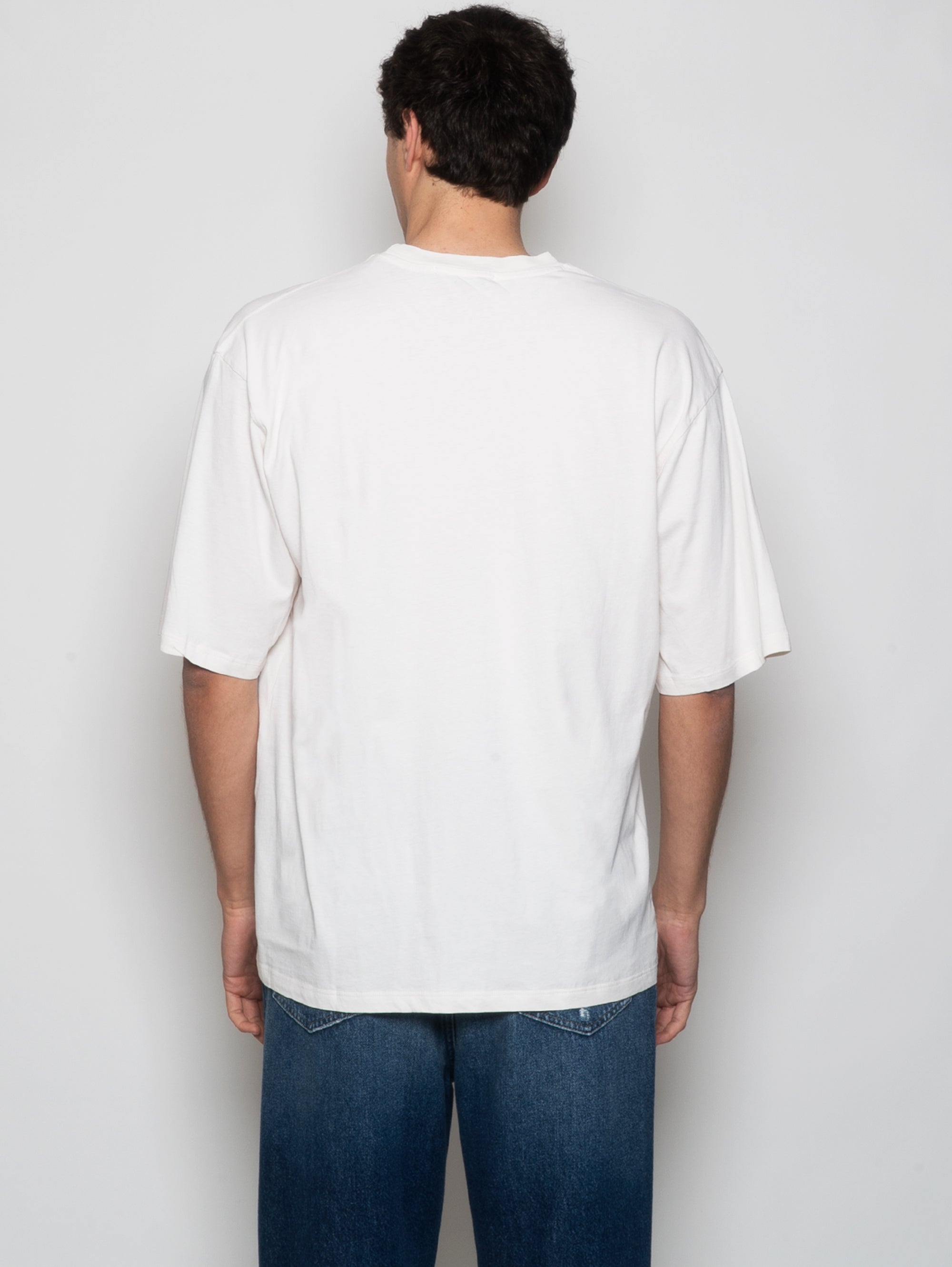 T-shirt with Cream Front Logo
