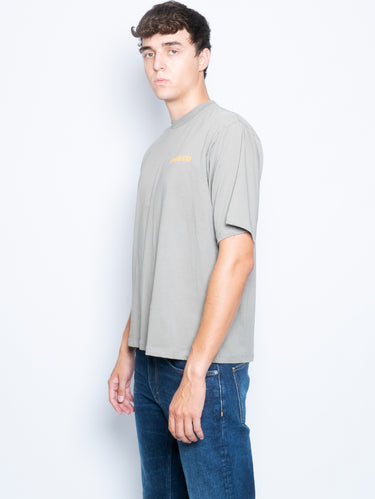 T-shirt met Micro Logo Saliegroen