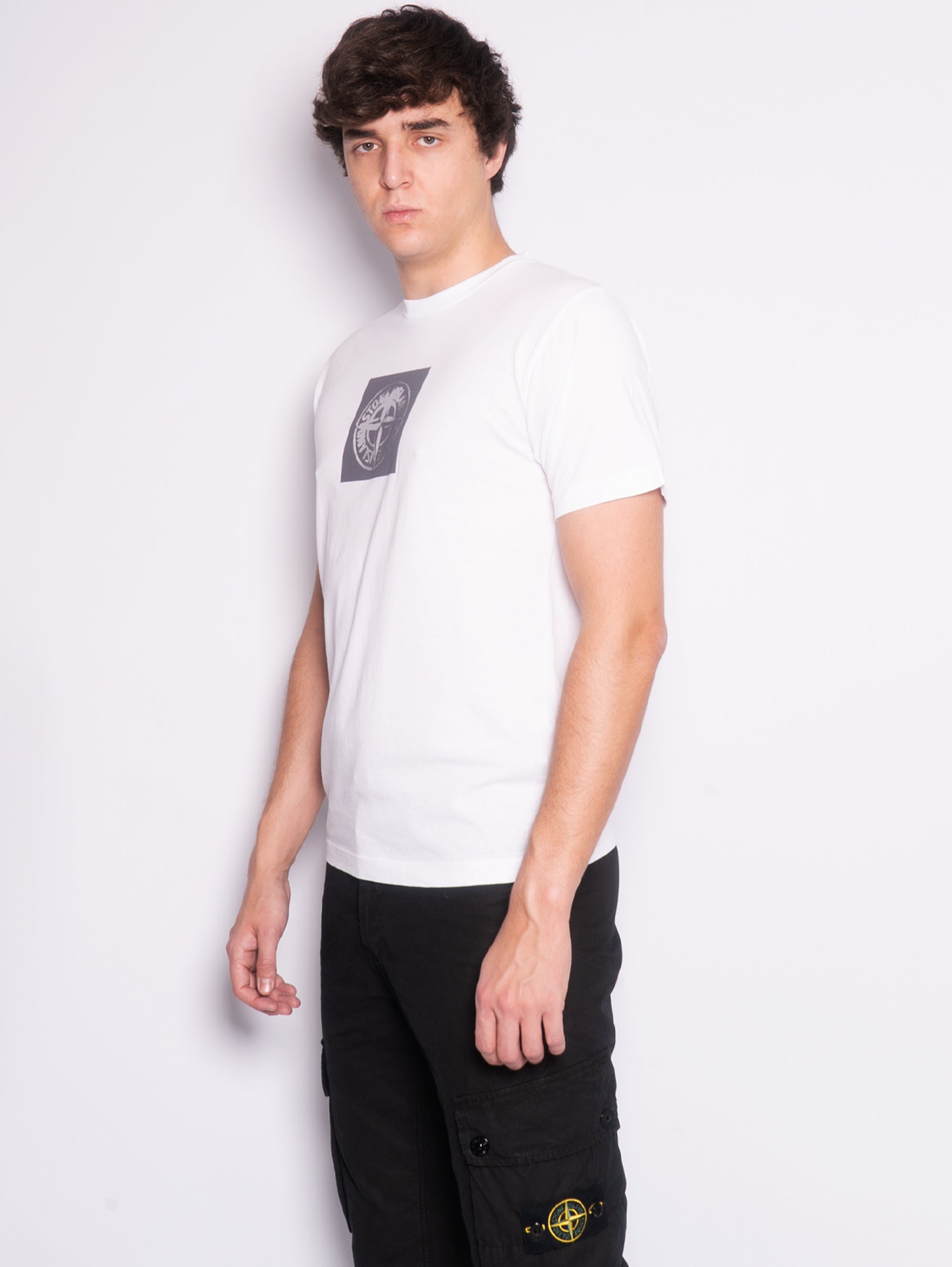 White Institutional One Print T-shirt