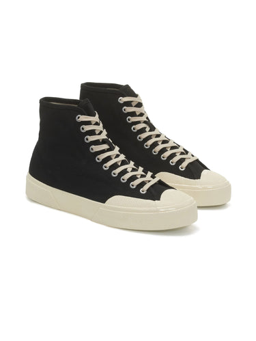 High Sneakers Artifact in Twill Black