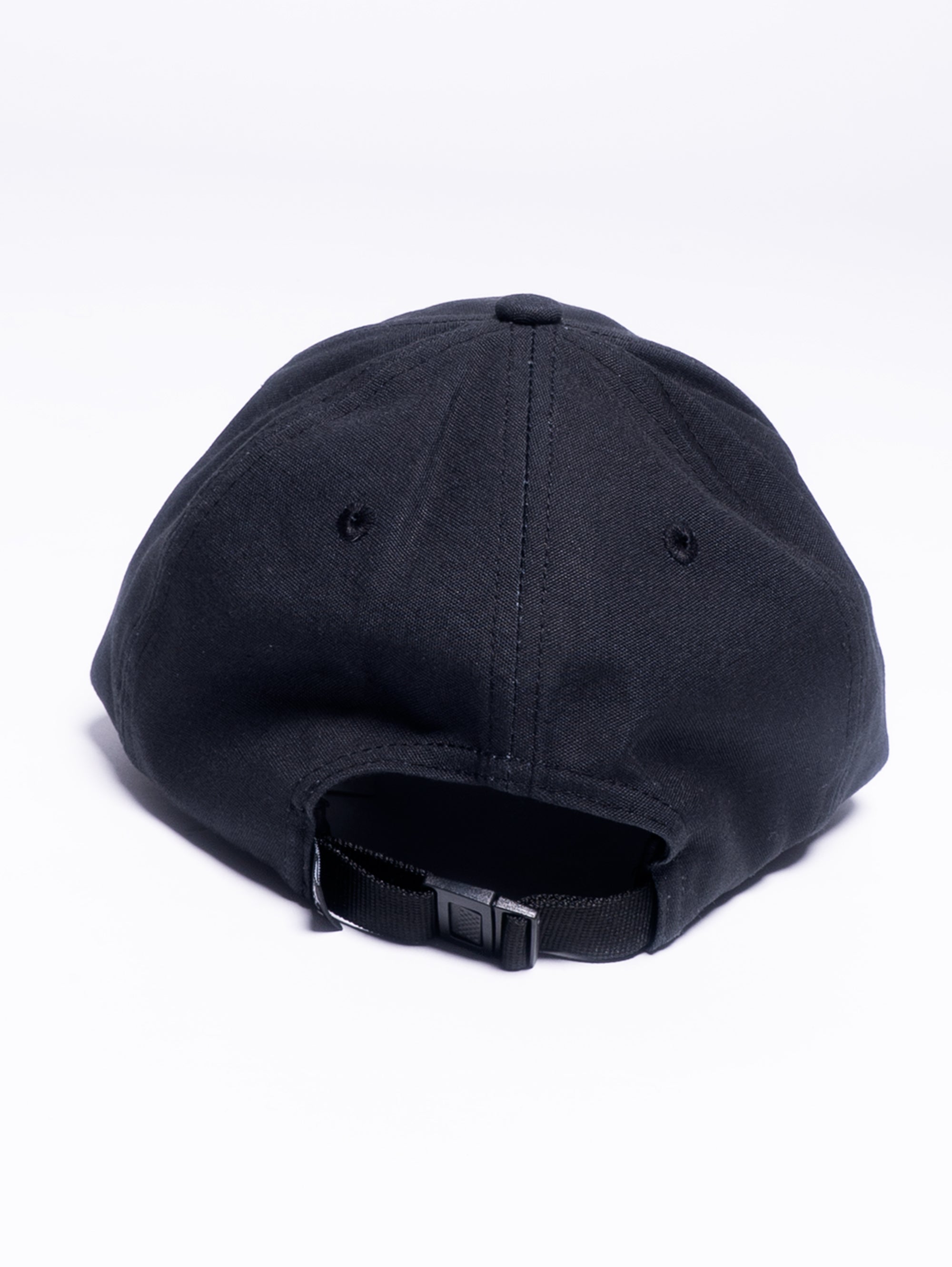 Hut aus schwarzem Baumwoll-Reps