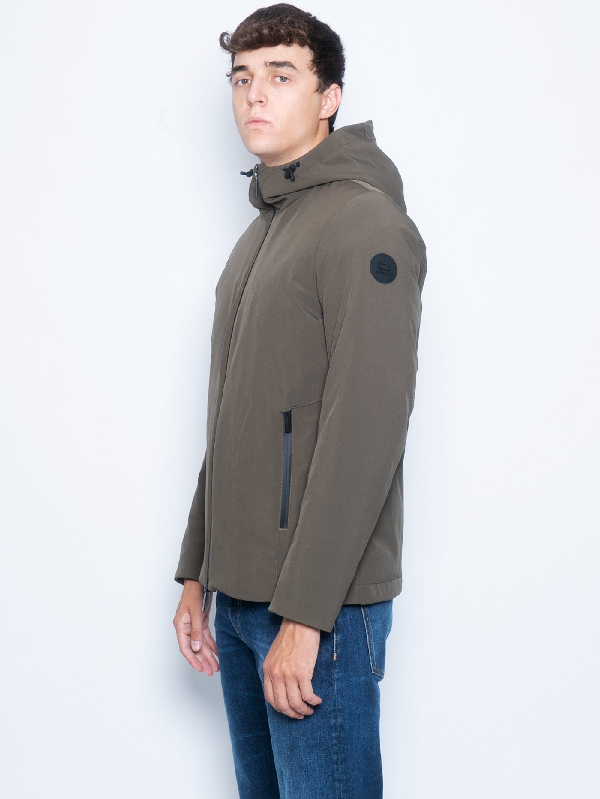 Pacific Green Windproof Hooded Jacket