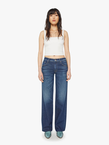Low-Waist-Jeans mit weitem Bein Superior Dunkelblau