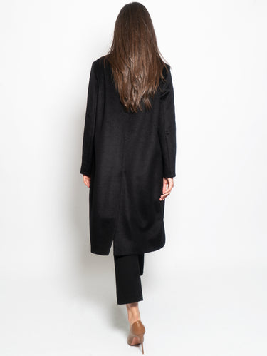 Black Double-Breasted Coat