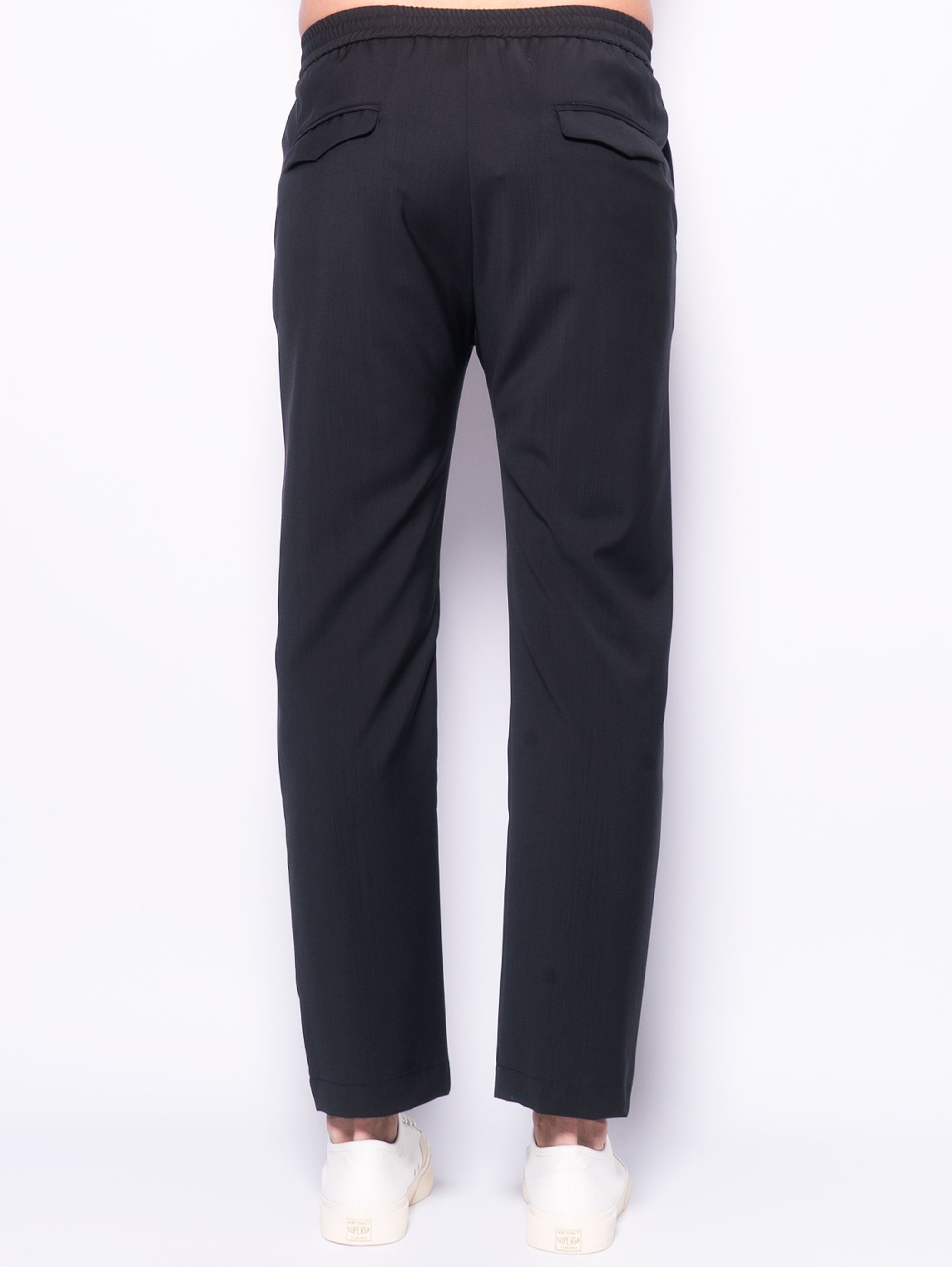 Jogger trousers in Tosador lead wool