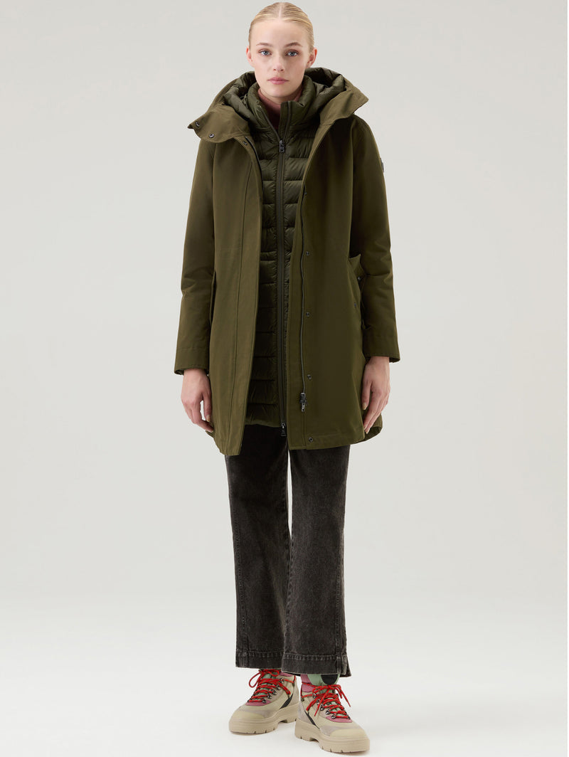 Woolrich long military parka sale