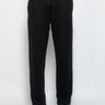 A PAPER KID-Pantaloni in Felpa con Pences Nero-TRYME Shop