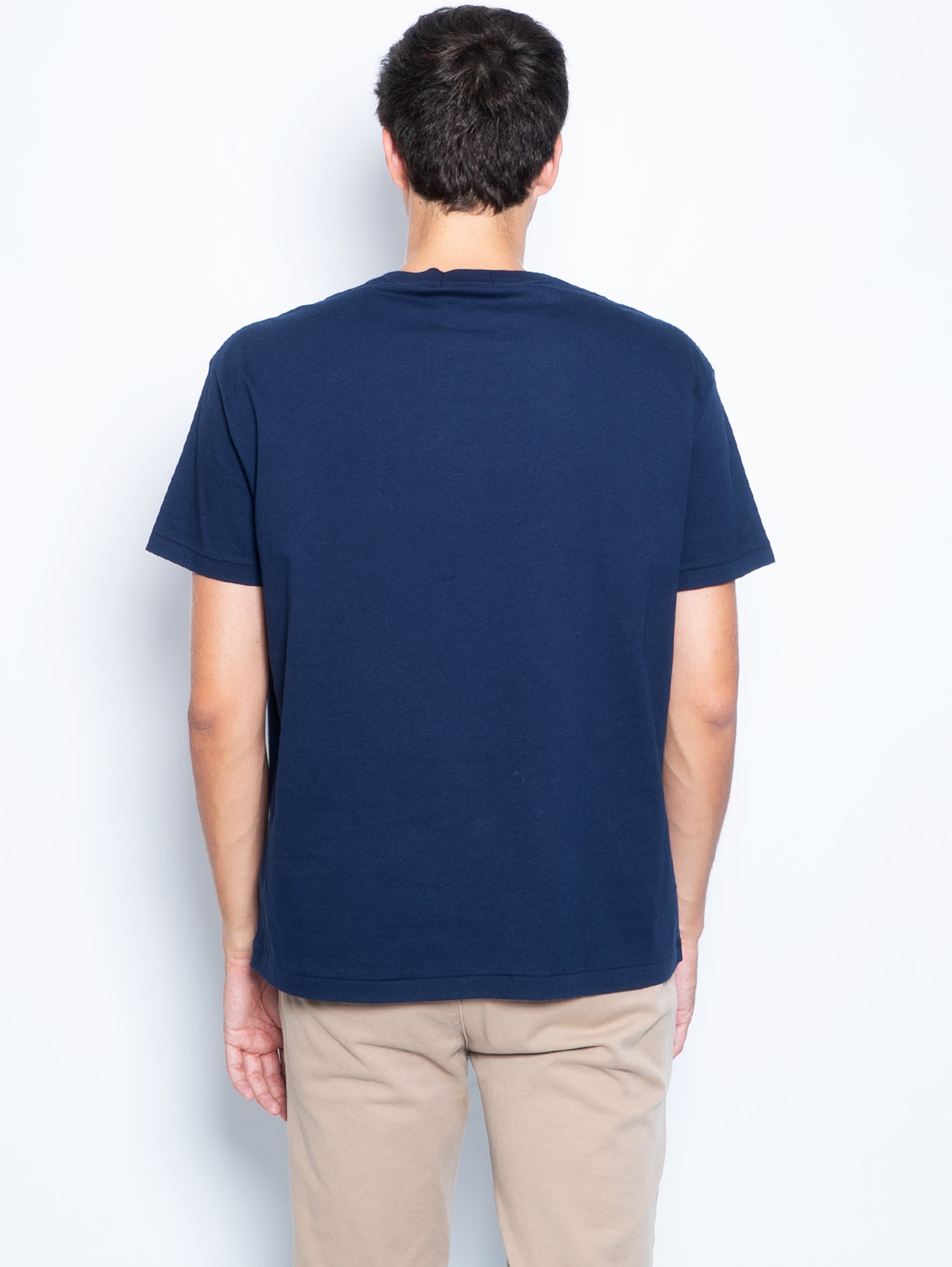 T-shirt with Blue Polo Bear Print