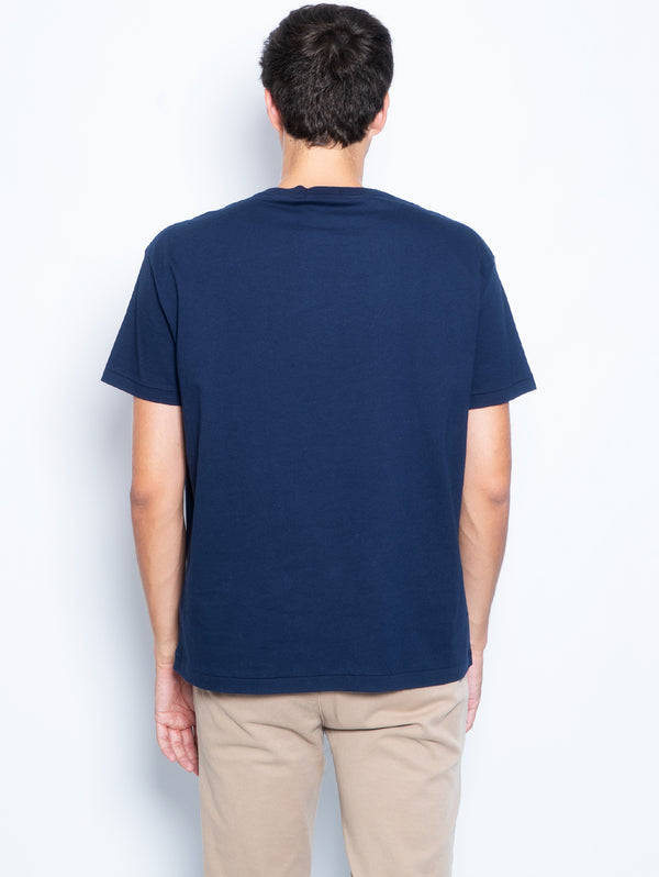 T-shirt con Stampa Polo Bear Blu