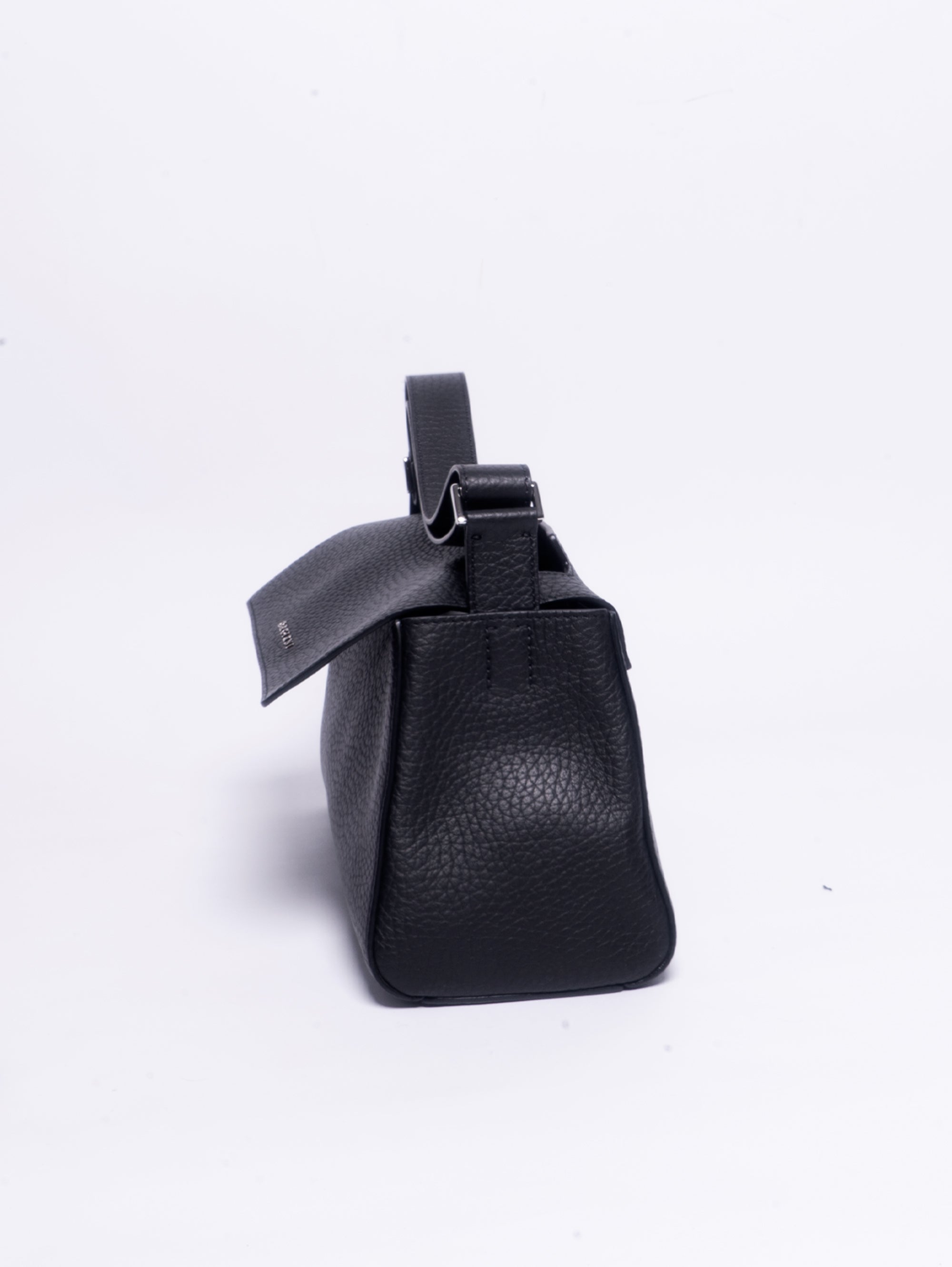Sveva Baguette Bag with Black Shoulder Strap