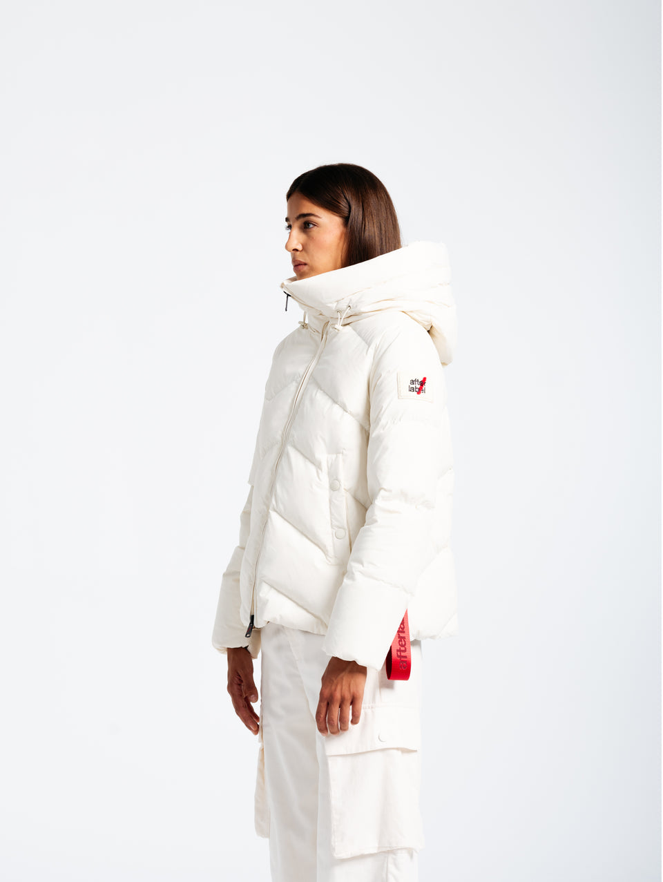 Piumino Invernale Donna OROLAY Oversize A Bolle - Collo Alto, Corto, Impermeabile, Con Cappuccio, Caldo E Alla Moda