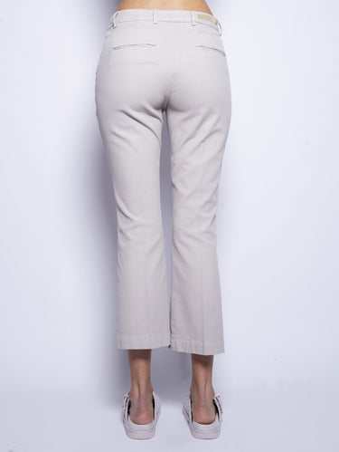 Pantalon évasé beige
