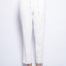 BRIGLIA 1949-Pantaloni con Coulisse Panna-TRYME Shop
